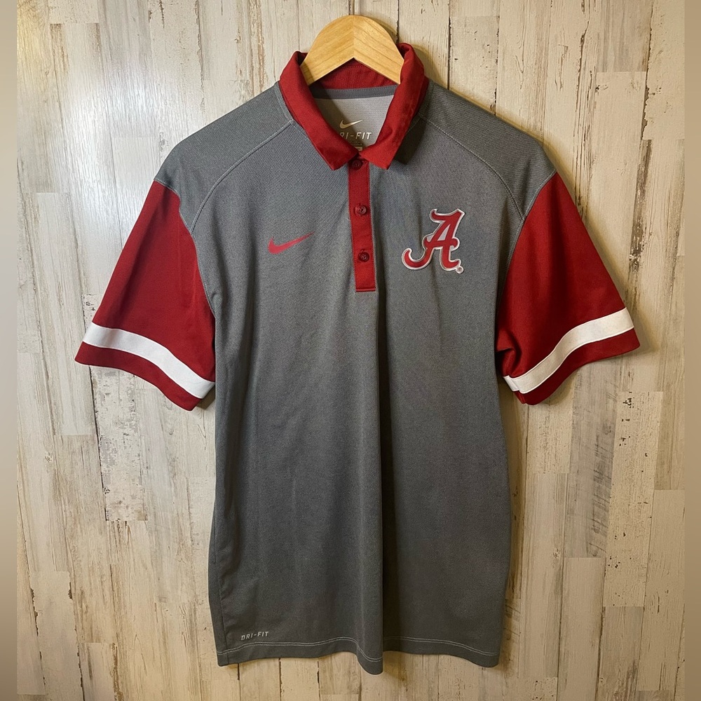 Alabama Crimson Tide Nike Dri Fit Polo Size Medium